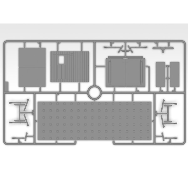 Sikorsky S-64E Skycrane with Universal Pod (Plastic model kit) 1/35 ICM 53059