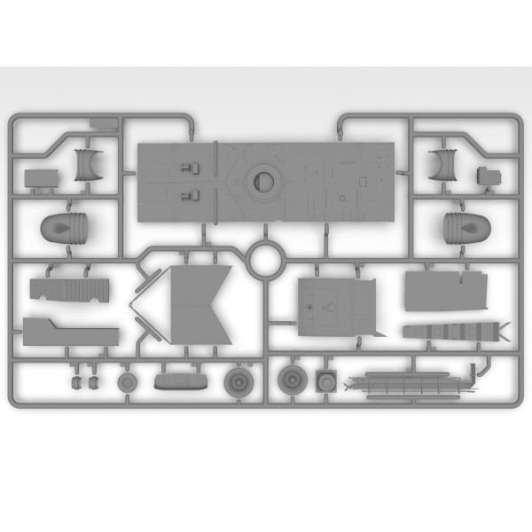 Sikorsky S-64E Skycrane with Universal Pod (Plastic model kit) 1/35 ICM 53059