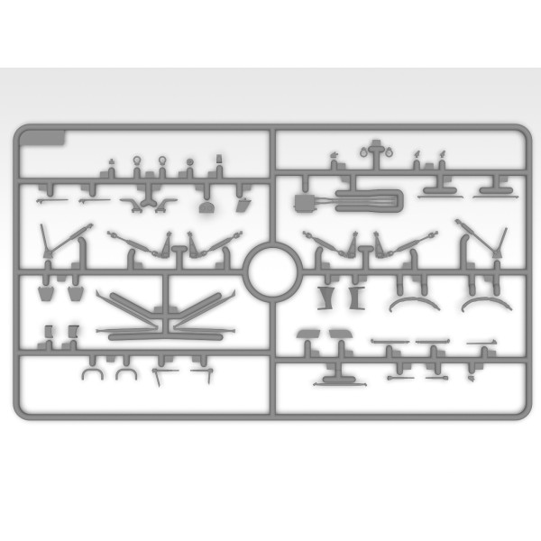 Sikorsky S-64E Skycrane with Universal Pod (Plastic model kit) 1/35 ICM 53059