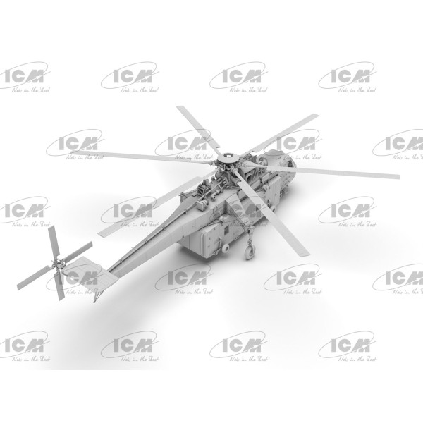 Sikorsky S-64E Skycrane with Universal Pod (Plastic model kit) 1/35 ICM 53059