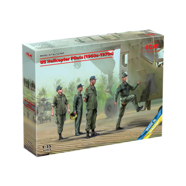 Американські пілоти гелікоптерів (1960-1970-ті)  1/35 ICM 53101