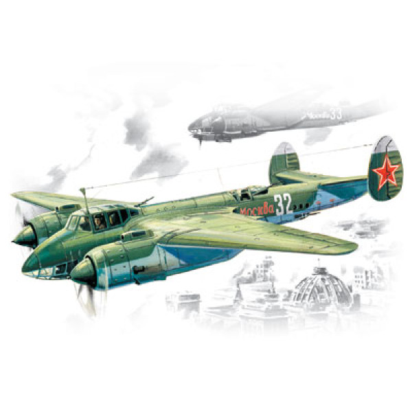 Ту-2, радянський бомбардувальник ІІ Світової війни 1/72 ICM 72031