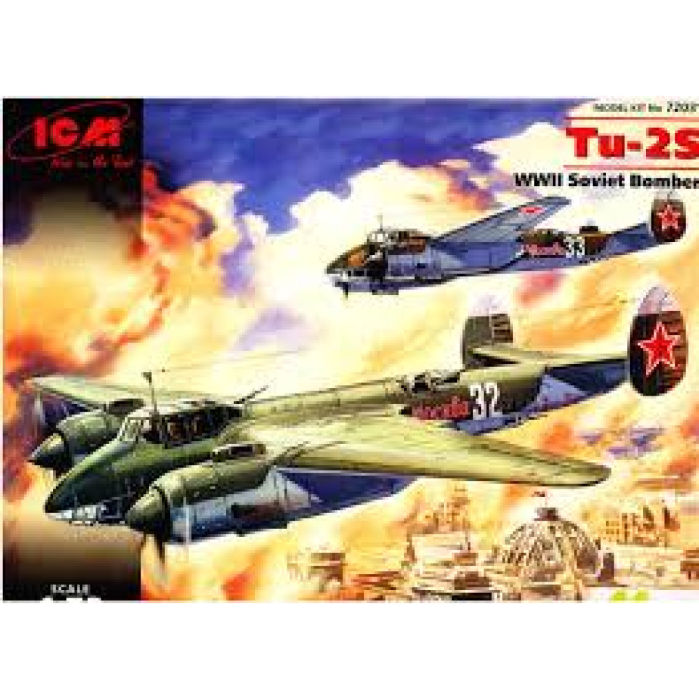 Ту-2, радянський бомбардувальник ІІ Світової війни 1/72 ICM 72031