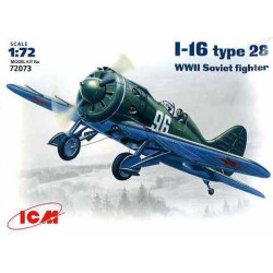  I-16 type28 WWII Soviet fighter  1/72 ICM 72073