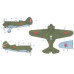  I-16 type28 WWII Soviet fighter  1/72 ICM 72073