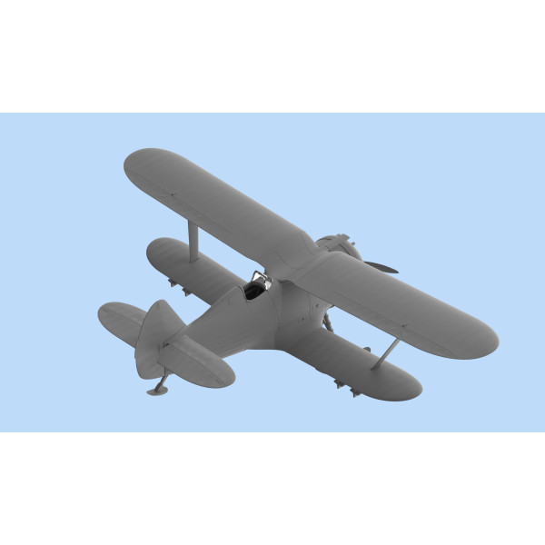 I-153, Винищувач ВПС Фінляндії ІІ МВ (зимова модифікація)  1/72 ICM 72075