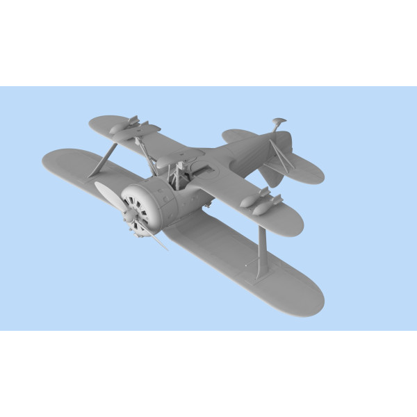 I-153, Винищувач ВПС Фінляндії ІІ МВ (зимова модифікація)  1/72 ICM 72075