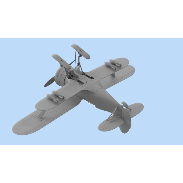 I-153, Винищувач ВПС Фінляндії ІІ МВ (зимова модифікація)  1/72 ICM 72075