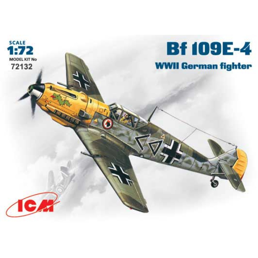 Bf -109 E -4, німецький винищувач ІІ Світової війни 1/72 ICM 72132