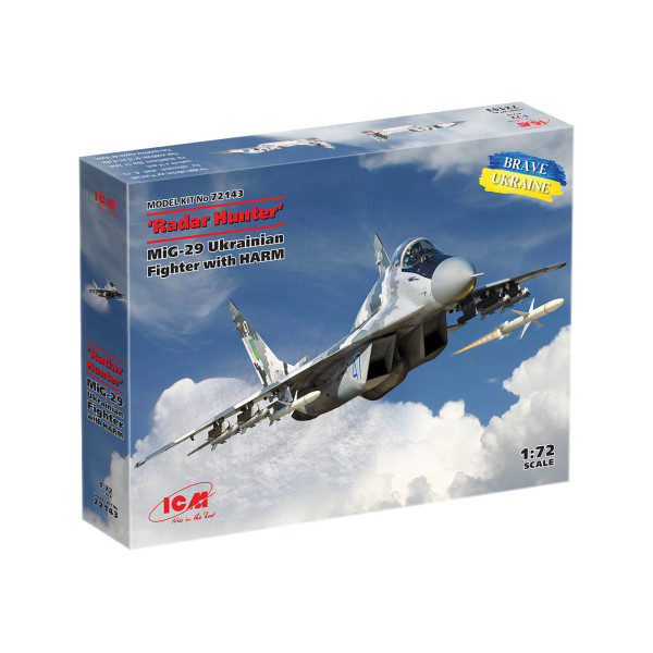 МіГ-29 “9-13” Український винищувач з ракетами HARM 1/72 ICM 72143