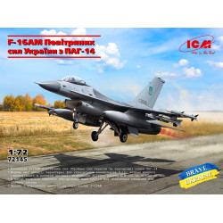 F-16AM of Ukrainian Air Forces with PAG-14 1/72 ICM 72145