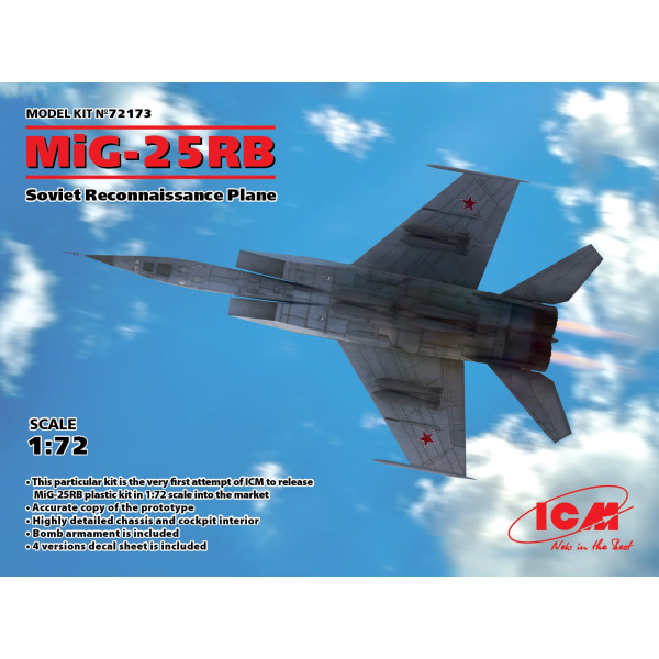 МіГ-25РБ, Радянський літак-розвідник 1/72 ICM 72173
