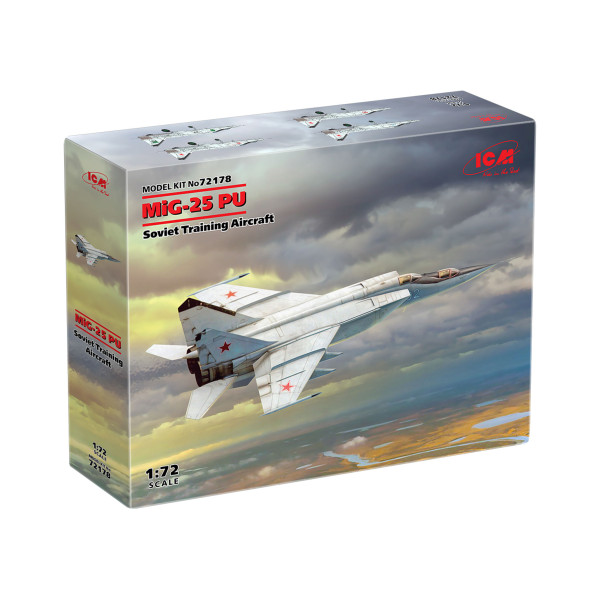 Міг-25 ПУ, радянський учбовий перехоплювач 1/72 ICM 72178