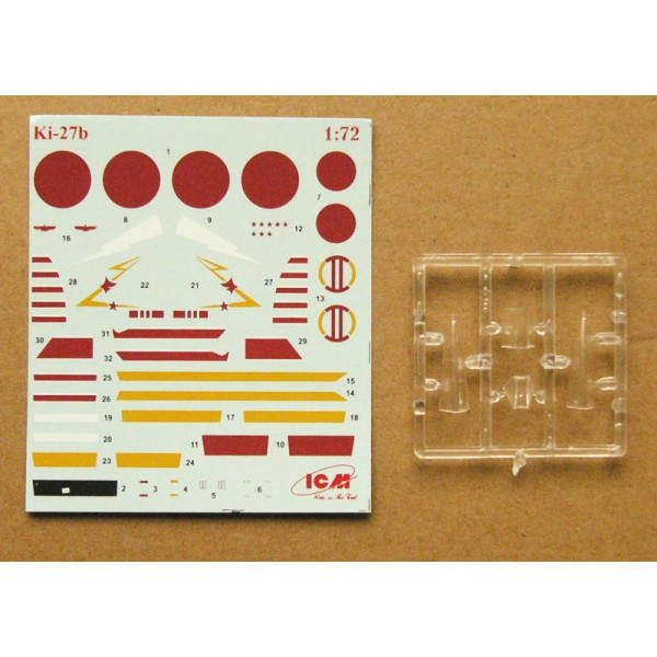 Ki-27b, японський винищувач 1/72 ICM 72202