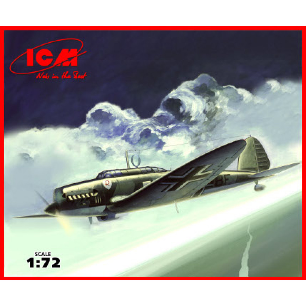 Heinkel He-70F-2 німецький літак-розвідник 1/72 ICM 72232