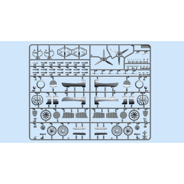 Do 17Z-10, WWII German Night Fighter (100% new molds) 1/72 ICM 72303