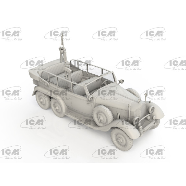 Type G4 Partisanenwagen з MG 34 - Німецький штабний автомобіль 1/72 ICM 72473