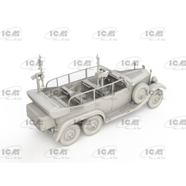 Type G4 Partisanenwagen з MG 34 - Німецький штабний автомобіль 1/72 ICM 72473