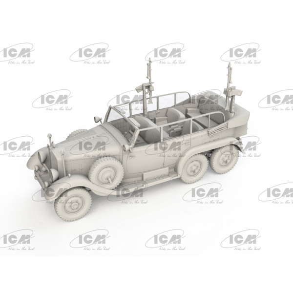 Type G4 Partisanenwagen з MG 34 - Німецький штабний автомобіль 1/72 ICM 72473