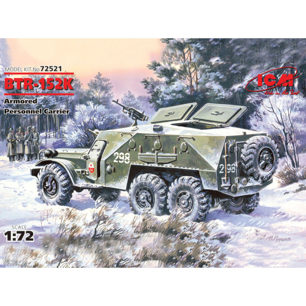BTR - 152 K Soviet armored personnel carrier 1/72 ICM 72521