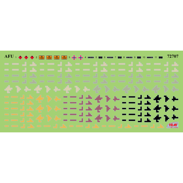 ATZ-5-43203 Fuel tank of the Armed Forces of Ukraine 1/72 ICM 72710