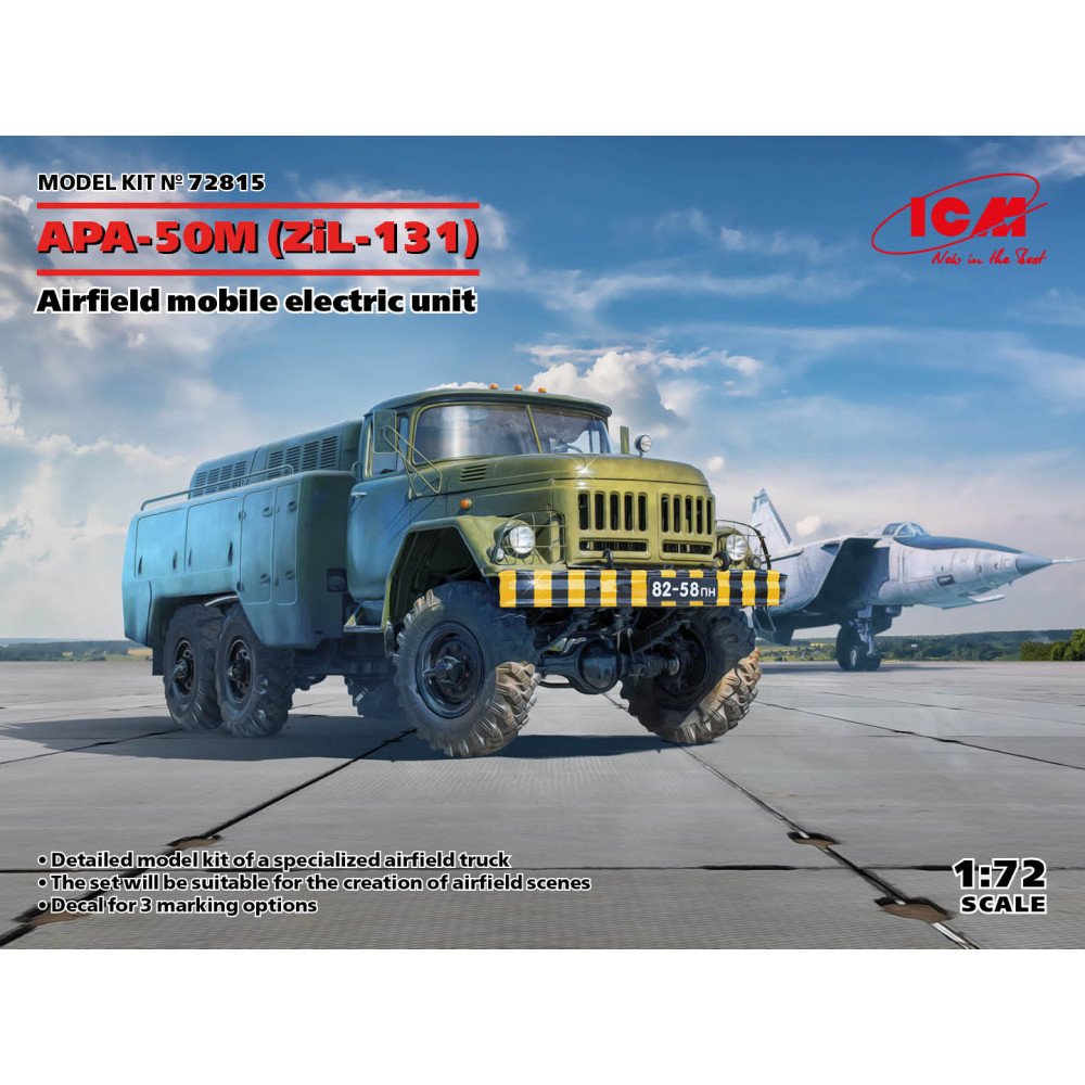 APA-50M (ZIL-131) Airfield mobile electric unit 1/72 ICM 72815