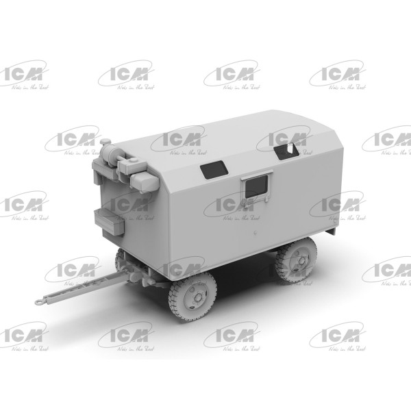 ЗіЛ-131 Військова вантажівка Збройних Сил України з причепом 1/72 ICM 72817