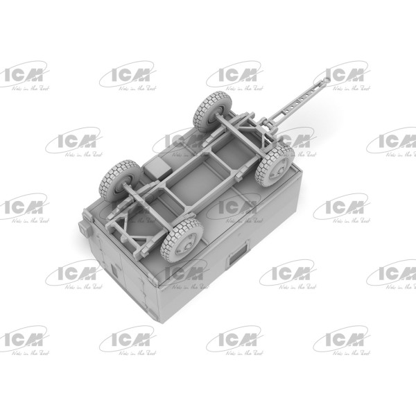 ЗіЛ-131 Військова вантажівка Збройних Сил України з причепом 1/72 ICM 72817