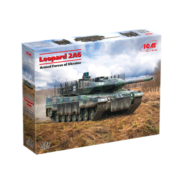 Leopard 2A6 Збройні Сили України  1/72 ICM 72820