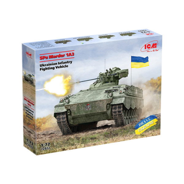 SPz Marder 1A3 Бойова машина піхоти ЗСУ  1/72 ICM 72822