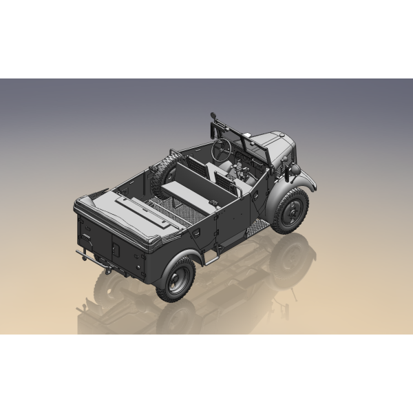 Позашляхові автомобілі Вермахту (Kfz.1, Horch 108 Typ 40, L1500A) 1/35 ICM DS3503