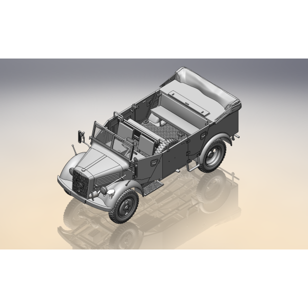 Позашляхові автомобілі Вермахту (Kfz.1, Horch 108 Typ 40, L1500A) 1/35 ICM DS3503