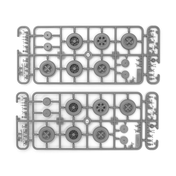 3-осні вантажні автомобілі Вермахту (Henschel 33D1, Krupp L3H163, LG3000) 1/35 ICM DS3508