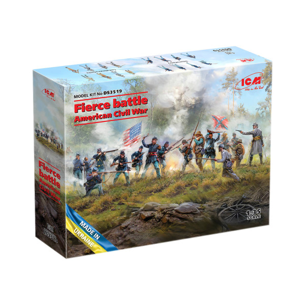 Запеклий бій. Громадянська війна у США 1/35 ICM DS3519
