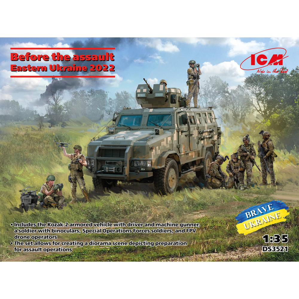 Before the assault. Eastern Ukraine 2022 1/35 ICM DS3521