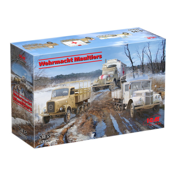 Напівгусеничні вантажівки Вермахту WWII 1/35 ICM DS3522
