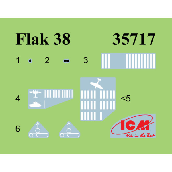 Мобільні зенітні установки Вермахту WWII ICM DS3526