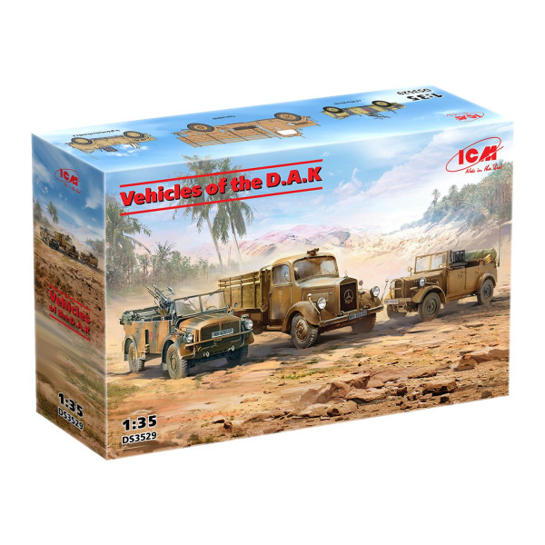 Техніка - Німецький Африканський корпус (D.A.K) WWII  1/35 ICM DS3529