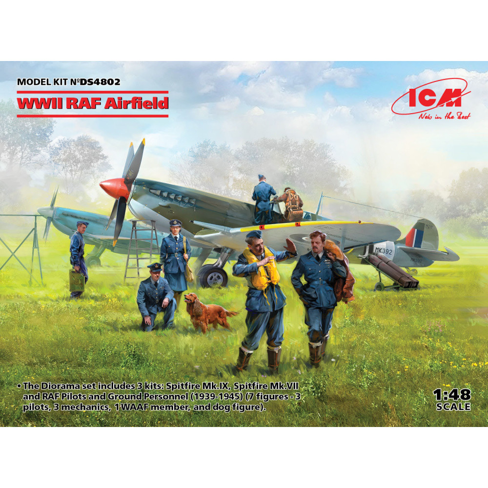 WWII RAF Airfield 1/48 ICM DS4802