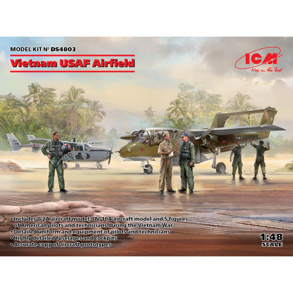 Vietnam USAF Airfield 1/48 ICM DS4803