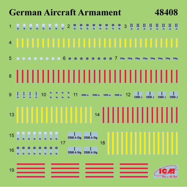 Аеродром бомбардувальної групи Люфтваффе WWII 1/48 ICM DS4805