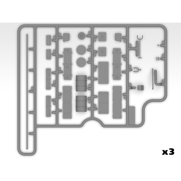 Аеродром бомбардувальної групи Люфтваффе WWII 1/48 ICM DS4805