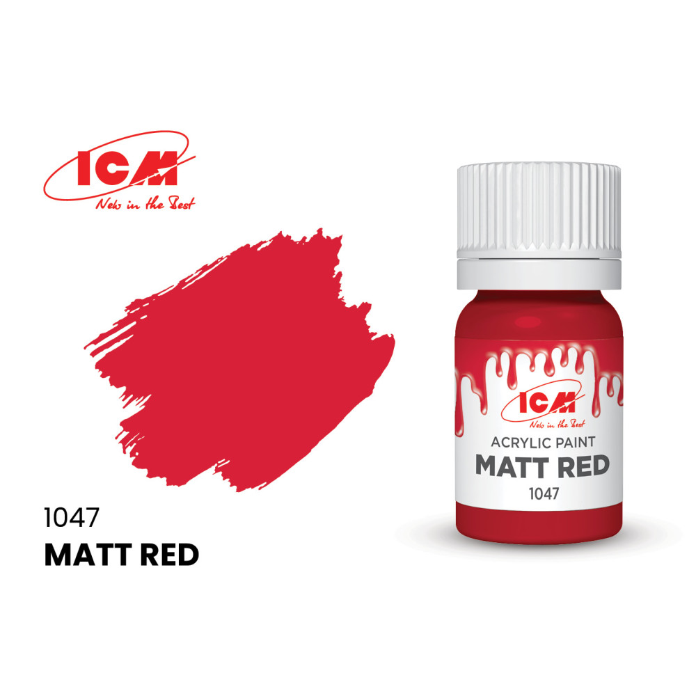 Matt red ICM 1047 (12ml)