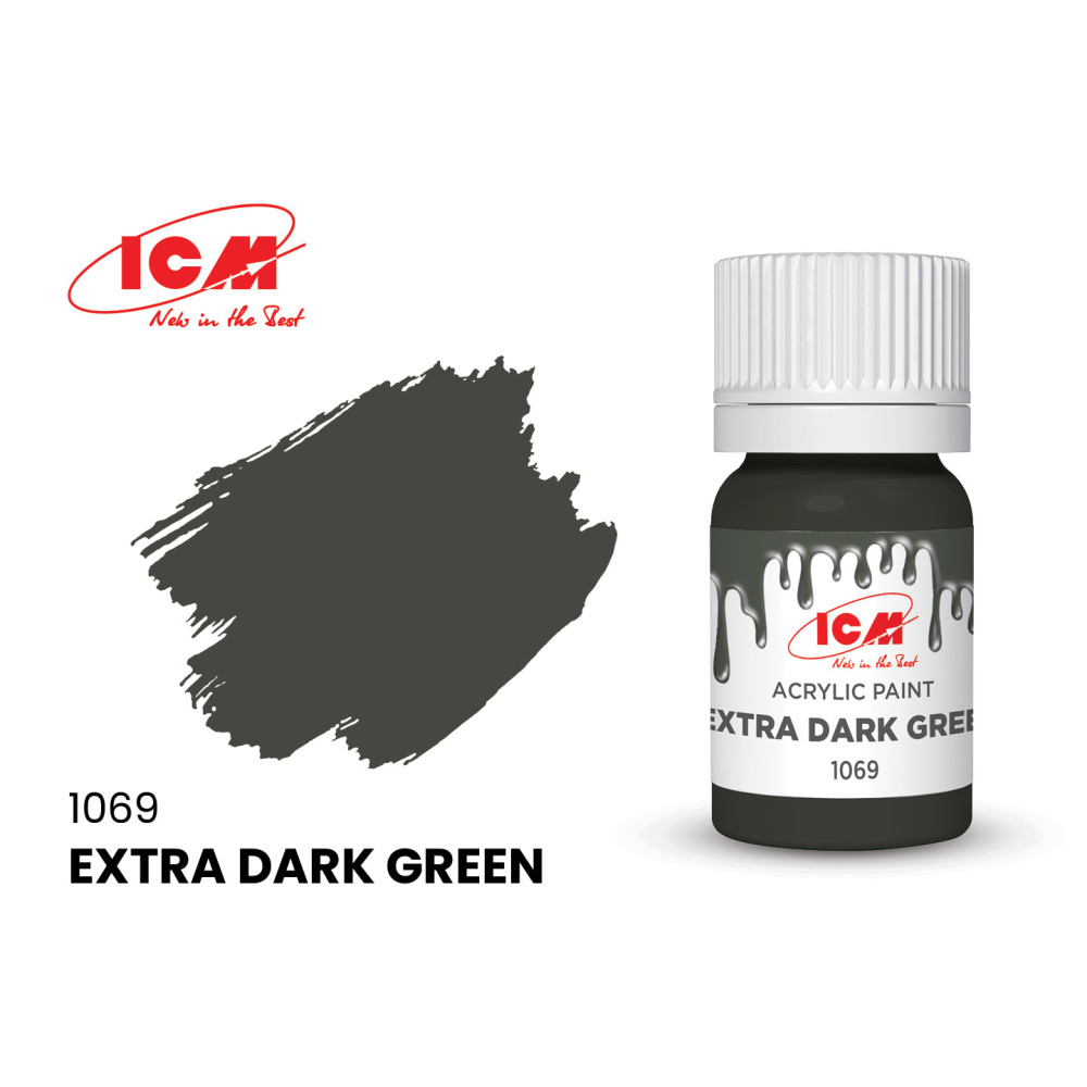 Extra Dark Green ICM 1069 (12ml)