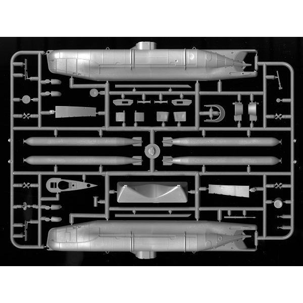 "Zeehund" герм. підводний човен тип ХХVІІB ІІ Світ. війни 1/72 ICM S006