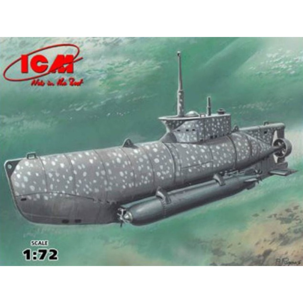 U-Boat Type XXVIIB Seehund 1/72  ICM S006