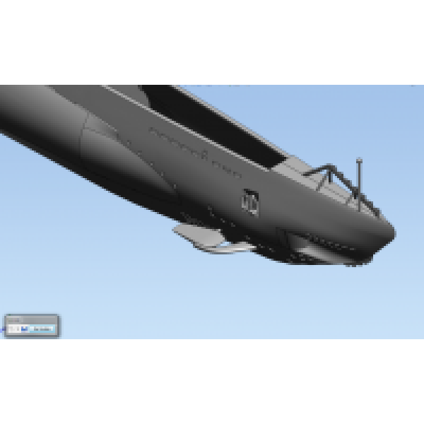 U-Boat Type IIB (1939) німецький підводний човен 1/144 ICM S009