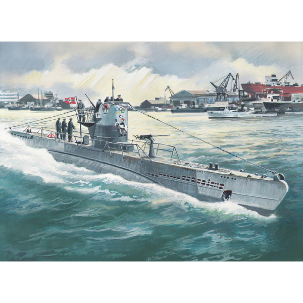 German Submarine U-Boat Type IIB (1943) 1/144  ICM S010