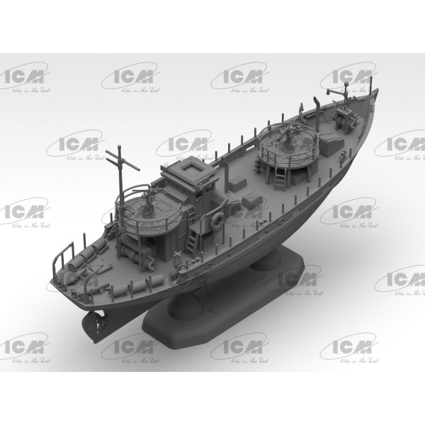 KFK Kriegsfischkutter Німецький багатоцільовий катер WWII  1/144 ICM S012