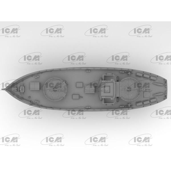 KFK Kriegsfischkutter Німецький багатоцільовий катер WWII  1/144 ICM S012